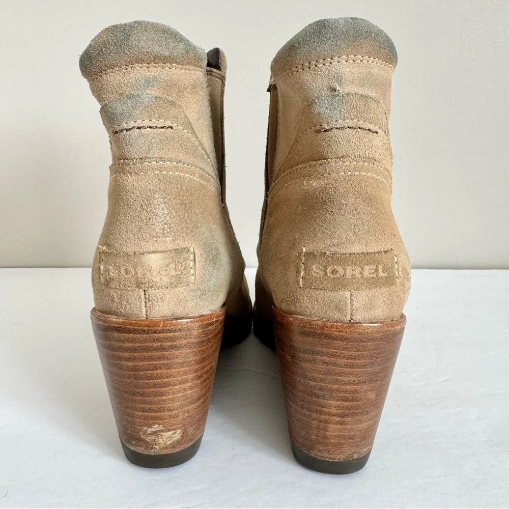 Sorel After Hours Wedge Boot Suede size 8.5